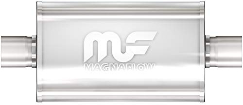 Magnaflow 12216 Satin Stainless Steel 2.5 Center Oval Muffler by Magnaflow