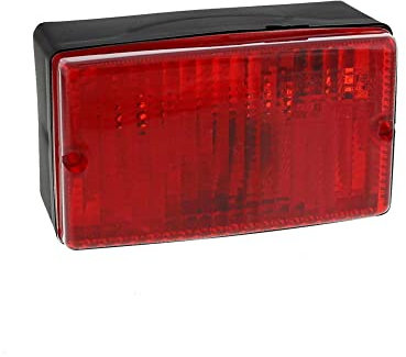 The Drive Nebelschlussleuchte für Anhänger Transporter Trailer 130x75mm 12V Rot