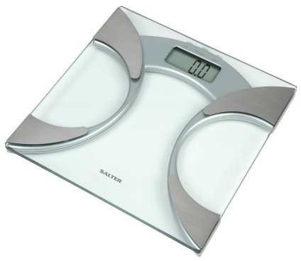 Salter 9115 SV3R Ultraflache Glas-Analysewaage glas/silber