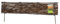 Windhager Clôture de Plate-Bande Droite en Osier, 35 x 100 cm, Marron