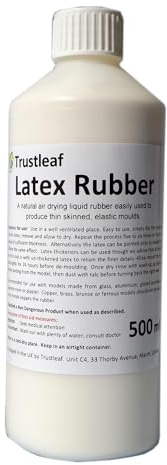 Trustleaf 500ml Liquid Latex Dipping Rubber for Mould Making/Casting/SFX... (500ml)