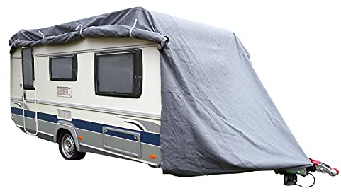 Green Yard Abdeckplane für Wohnwagen oder Wohnmobile Größe L, 610 x 250 x 220 cm