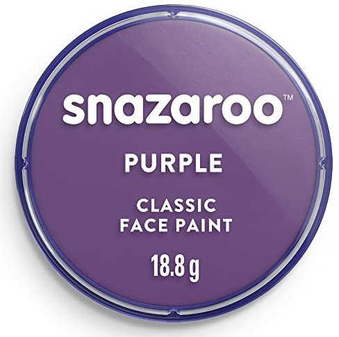 Snazaroo Classic Face and Body Paint, 18.8g (0.66-oz) Pot, Purple