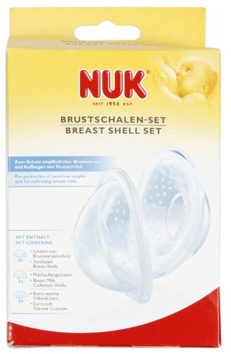 NUK Brustschalen-Set, 6-teiliges Komplett-Set