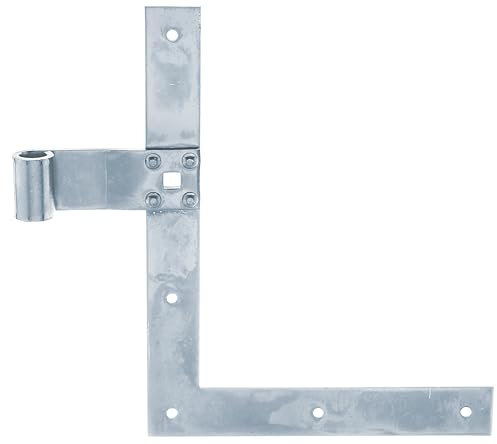 Gah-Alberts 313326 Shutter Stay Angle Hinge Straight at Top L x H 200 x 250 mm Roller ø x B 13 x 30 mm Yellow-Galvanised