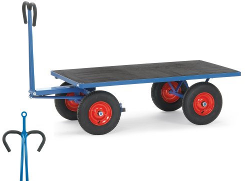 Fetra - Handpritschenwagen 6405V mit Zugöse - Ladefläche 1.600 x 900 mm