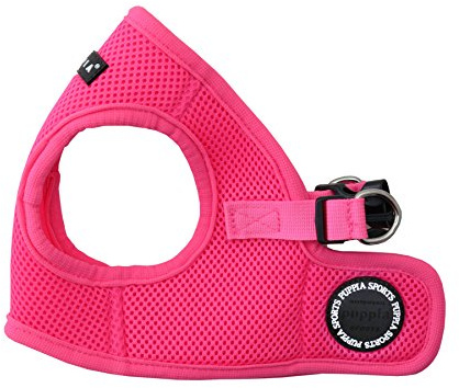 Puppia Hundegeschirr Weste in Neonfarben - Hochwertig und Komfortabel - Auch als Welpengeschirr verwendbar, Pink, M PAPA-AH1325 Weste Neon Soft