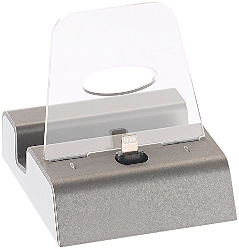 Callstel Ladestation iPhone: Docking-Station mit Bluetooth, Lightning- & Audio-Ausgang, MFi-zert. (iPad Dockingstation Lightning, iPad & iPhone Ladestation, Mini)