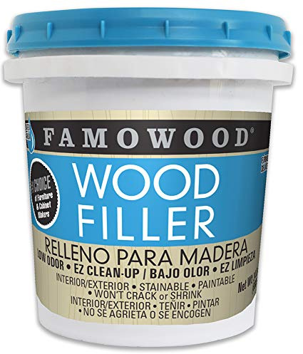 FamoWood Red Oak 40022134 Latex Wood Filler-Pint, 1 Pack