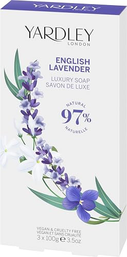 Yardley London English Lavender Luxury Soaps for her 3x100g