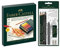 Faber-Castell 110092 - Farbstifte Polychromos 36er Atelierbox und Pitt Graphite Zeichenset