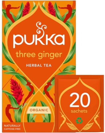 Pukka Herbs - Organic Herbal Tea Three Ginger - 20 Tea Bags