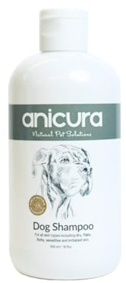 Anicura Natürliches Hundeshampoo für Hautallergien, juckende, trockene und empfindliche Haut (300 ml)