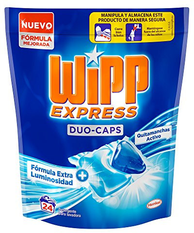WIPP Duo Caps Detergente para ropa - 24 capsulas