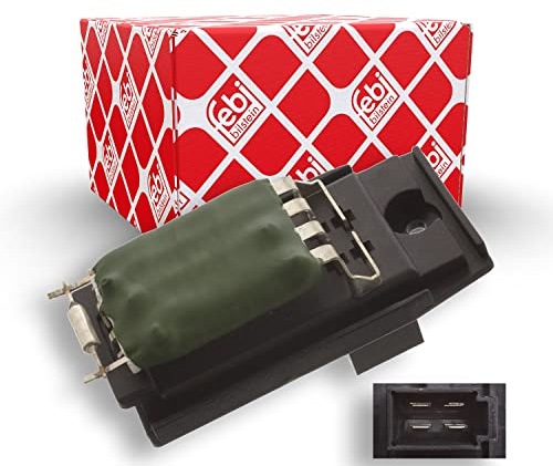 febi bilstein 45415 Widerstand für Gebläse, 1 Stück | Kompatibel mit: FORD COUGAR, FOCUS I, FOCUS I Stufenheck, FOCUS I Turnier, MONDEO I, MONDEO I Stufenheck, MONDEO I Turnier