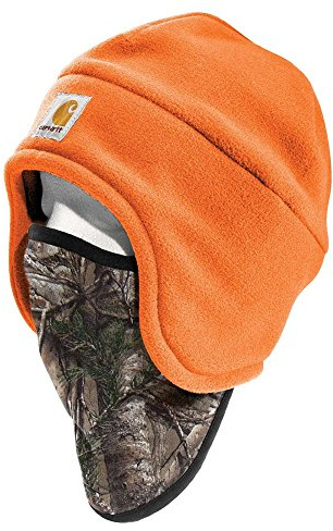 Carhartt Men's Fleece 2 in 1 Hat, Brite Orange, OFA