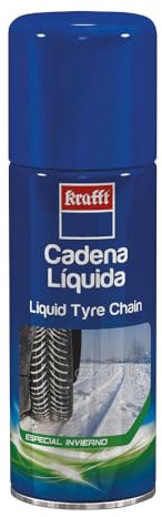 krafft - Cadena Líquida Nieve para Neumáticos (Spray 270ml)