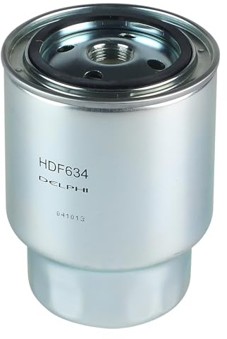 DELPHI HDF634 Kraftstofffilter Screw-on Filter Kompatibel mit NISSAN NP300 Navara Pickup D40 16400BN303 16400BN30B 6003112110