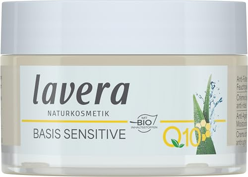 LAVERA CREMA DIA Q10 BASIS SENSITIV – produit spécialisé pour un usage quotidien, peut être utilisé régulièrement selon les besoins individuels, contenance 50 ml et facilite la prise en charge de votr