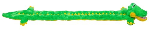 Outward Matz Pipleksak för hundar, hundleksak i plysch, alligator, XXL