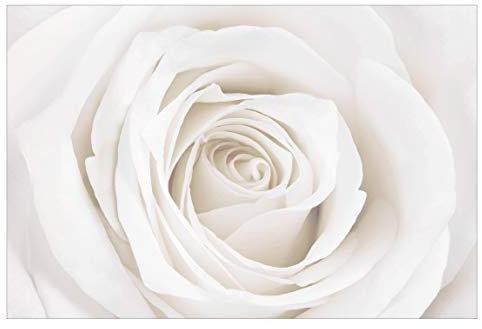 Bilderwelten Blumen Fototapete Landhaus inkl. Kleister 384x255cm - Vliestapete Made in Germany - große Blumen Tapete Schlafzimmer - Rosen Blumentapete 3D - Tapete floral Wohnzimmer Flur T_2138