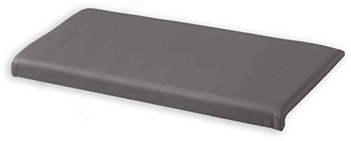 ROMANCE Sitzkissen passend zur Schuhbank - bequemes Sitzbank Kissen aus Kunstleder, Cappuccino matt - 70 x 5 x 36 cm (B/H/T)