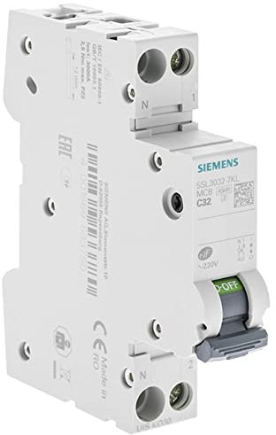 SIEMENS - Disjoncteur 32A Ph+N courbe C 4.5kA 230V