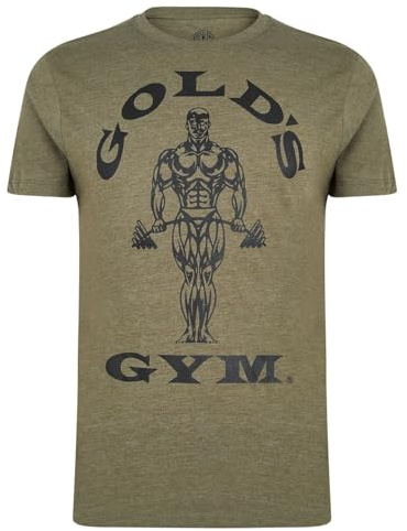 Golds Gym Herren T-Shirt Golds Gym, olivgrün, XL, GGTS002