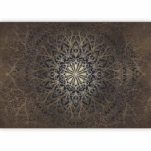 murando - Fototapete Vlies Mandala, 300x210 cm, Schlafzimmer, Wohnzimmer | Full HD Druck, 3D-Effekt, lichtbeständige Farben, ideal fürs Wohn- oder Schlafzimmer, schnelle Montage, lichtbeständig, edel