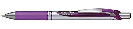 Pentel EnerGel XM BL77 Gelschreiber mit Druckmechanik, violett (1 Stück)