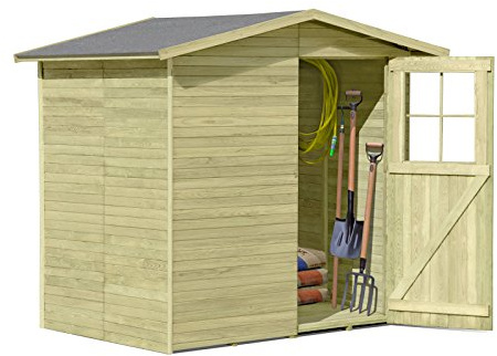 Gartenpirat Gerätehaus aus Holz Modell Frankfurt 180 x 145 cm