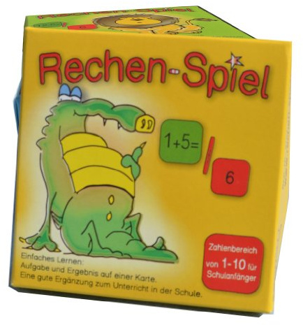 Rechen-Spiel Zahlenbereich 1-10 Lernkarten, leicht lernen mit Karteikarten