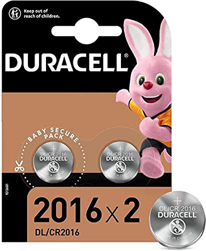 Duracell electronics CR Serie 3 V Litio CR1616/CR1620/CR2016/CR2025/CR2032/CR2430/CR2450 (2 X Cr2016)