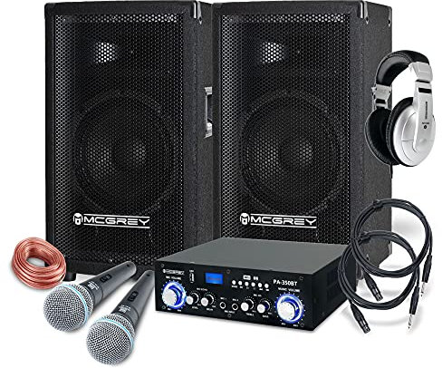 McGrey DJ Karaoke Set Completo Party-1000 600W