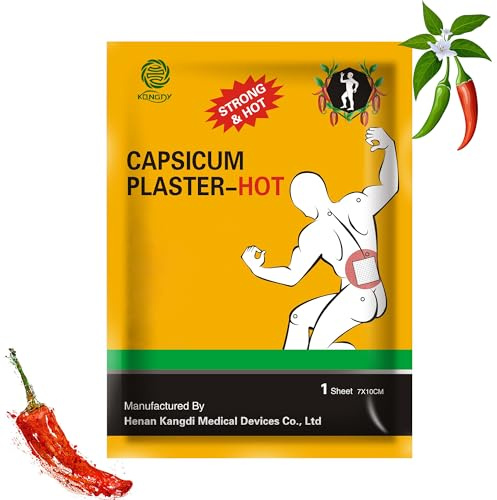 KONGDY Capsaicin Patches-30 Counts Hot Capsicum Plaster Patch(7 * 10cm)