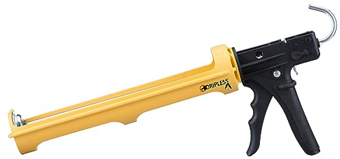 Dripless ETS5000 Industrial Grade Heavy Duty Caulking Gun, 1/4-gal. Cartridge Capacity, 18:1 Thrust Ratio, 29-Ounce