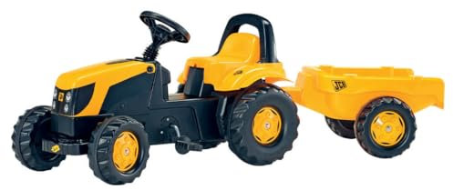 Rolly Toys 12619 - Veicolo a Pedali Kid JCB con Rimorchio