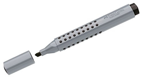 Faber-Castell 153599 - Flipchartmarker Grip 1535, Keilspitze, schwarz