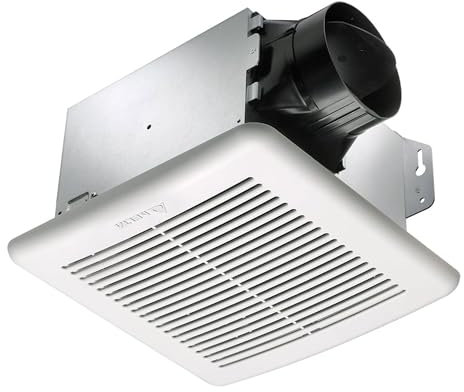 Delta Breez GBR80H GreenBuilder 80 CFM Exhaust Fan with Adjustable Humidity Sensor and Speed Control