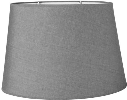 Ostaria 91859 - Pantalla ovalada - Color GRIS CLARO - Dimensiones: Diámetro 44,5 x Alto 30cm - Protección U.V. 3