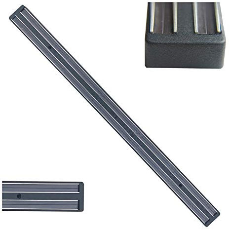 Dolomiten Inox DELUXE MAGNETIC KNIFE RACK 62CM (24) LONG. HEAVY DUTY COMMERCIAL GRADE