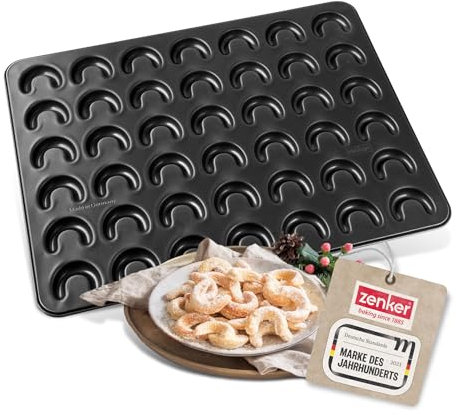 Zenker 7420 Teglia Forno per cornetti, 42 x 32 cm