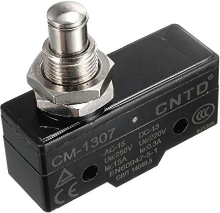 Sourcingmap CM-1307 SPDT Momentary Panel Mounted Roller Plunger Basic Limit Switch