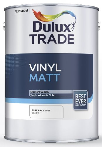 Dulux Trade Vinyl Matt Pure Brilliant White 5L