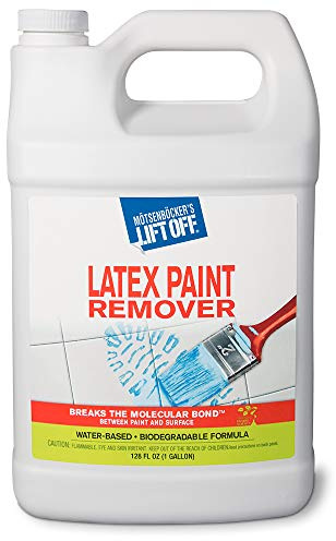 Motsenbocker's Lift Off 41401 Latex Paint Remover – Safely Removes Latex Paint, Acrylics & Enamels from Multiple Surfaces, Water-Based, Biodegradable – 1 Gallon