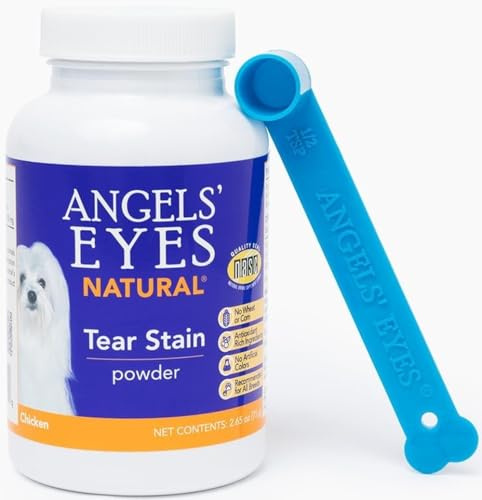ANGELS' EYES Natural Tear Stain Prevention Chicken Powder for Dogs | All Breeds | No Wheat No Corn | Daily Support for Eye Health | Proprietary Formula |Limited Ingredients | Net Contents 75g