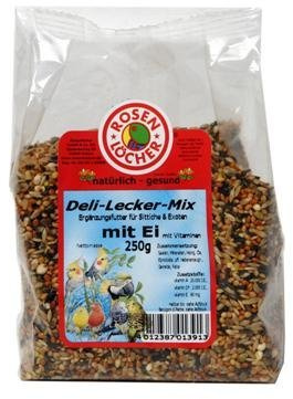 Mühlan 8X DeliLeckerMix mit Ei 250g, f. Wellensittiche, Vogelfutter