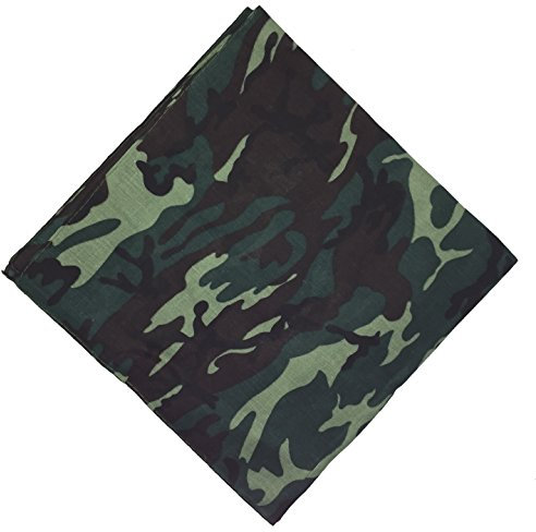 Boolavard TM Ursprüngliche Bandanas 100% Baumwolle (Brown Camouflage)