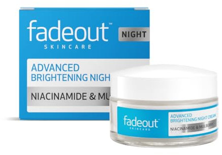 Fade Out Advanced Even Skin Tone Night Cream - Brightening Cream With Niacinamide, Hyaluronic Acid, Lactic Acid, and Rosehip Seed Oil - 50ml