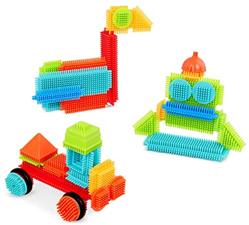 B. Toys 44258 - Bristle Blocks, 50 Teile im Eimer